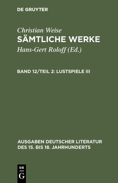 Lustspiele III (eBook, PDF)