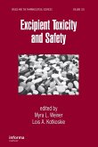 Excipient Toxicity and Safety (eBook, PDF)