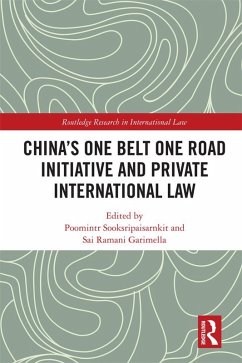 Cover China's One Belt One Road Initiative and Private International Law (eBook, ePUB)