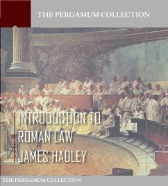 Introduction to Roman Law (eBook, ePUB) - Hadley, James