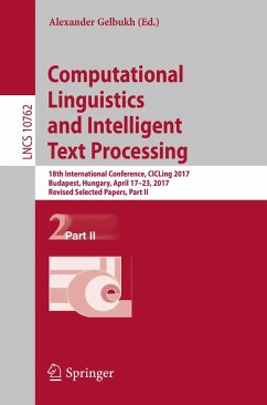 Computational Linguistics and Intelligent Text Processing (eBook, PDF)