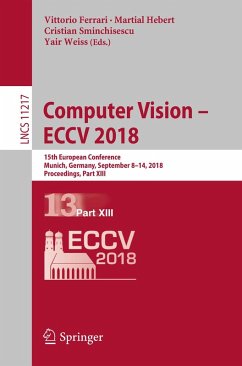 Cover Computer Vision - ECCV 2018 (eBook, PDF)