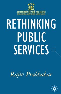 Cover Rethinking Public Services (eBook, PDF)