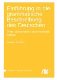 Einführung in die grammatische Beschreibung des Deutschen