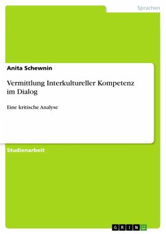 Vermittlung Interkultureller Kompetenz im Dialog (eBook, PDF) - Schewnin, Anita