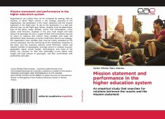 Mission statement and performance in the higher education system