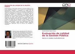 Evaluación de calidad de la Gestión Pública - Ojeda Fosaro, Gabriel Eduardo