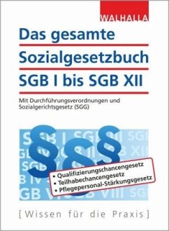 Das gesamte Sozialgesetzbuch SGB I bis SGB XII