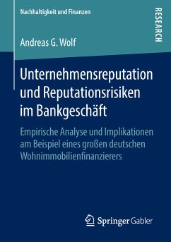 Unternehmensreputation und Reputationsrisiken im Bankgeschäft (eBook, PDF) - Wolf, Andreas G.