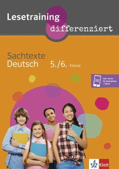 Lesetraining DIFFERENZIERT - Sachtexte 5/6. Buch + online - Brandl, Florian