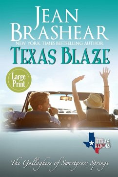 Texas Blaze (Large Print Edition) - Brashear, Jean