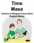 English-Malay Time/Masa Children's Bilingual Picture Book
