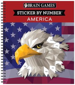 Brain Games - Sticker by Number: America (28 Images to Sticker) - Publications International Ltd; New Seasons; Brain Games