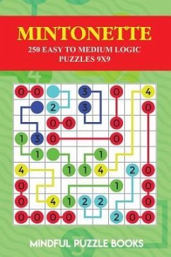 Mintonette: 250 Easy to Medium Logic Puzzles 9x9 - Mindful Puzzle Books