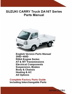 Suzuki Carry Truck DA16T Series Parts Manual - Danko, James