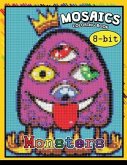 Monster 8-&#3642;Bit Mosaics Coloring Book: Coloring Pages Color by Number Puzzle