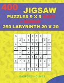 400 JIGSAW puzzles 9 x 9 EASY + BONUS 250 LABYRINTH 20 x 20