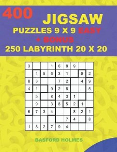 400 JIGSAW puzzles 9 x 9 EASY + BONUS 250 LABYRINTH 20 x 20 - Holmes, Basford