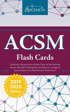 ACSM Certification Review Book of Flash Cards - Ascencia Personal Training Exam Team