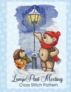 LampPost Meeting Cross Stitch Pattern - Cross Stitch, Stitchx