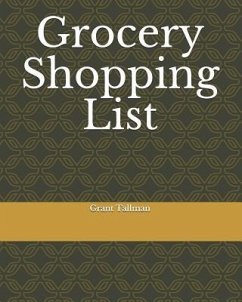 Grocery Shopping List - Tallman, Grant