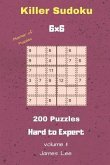 Master of Puzzles - Killer Sudoku 200 Hard to Expert Puzzles 6x6 Vol. 11