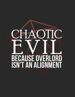 Chaotic Evil: RPG Alignment Themed Mapping and Notes Note - Mapping, Cutiepie