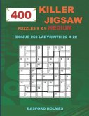 400 KILLER JIGSAW puzzles 9 x 9 MEDIUM + BONUS 250 LABYRINTH 22 x 22