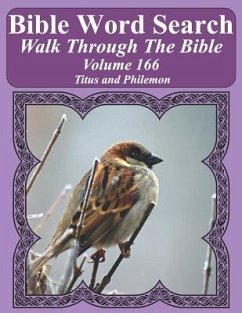 Bible Word Search Walk Through The Bible Volume 166: Titus and Philemon Extra Large Print - Pope, T. W.