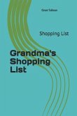 Grandma's Shopping List: Shopping List