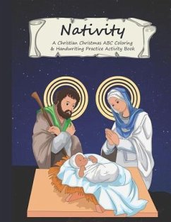 Nativity: A Christian Christmas ABC Coloring & Handwriting Practice Activity Book - Books, Emma Mom