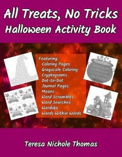 All Treats, No Tricks Halloween Activity Book - Thomas, Teresa Nichole