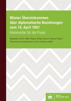 Wiener Übereinkommen über diplomatische Beziehungen vom 18. April 1961 (eBook, PDF) - Wissenschafts-Verlag, BWV Berliner
