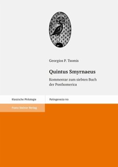 Quintus Smyrnaeus (eBook, PDF) - Tsomis, Georgios P.