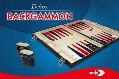 Noris 606101712 - Deluxe Backgammon im Koffer, Strategiespiel