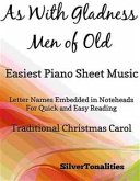 As With Gladness Men of Old Easiest Piano Sheet Music (fixed-layout eBook, ePUB)