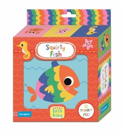 Squirty Fish Bath Book - Books, Campbell