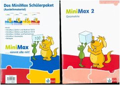 MiniMax 2. Schülerpaket (4 Themenhefte: Zahlen und Rechnen A, Zahlen und Rechnen B, Größen und Sachrechnen, Geometrie) - Ausleihmaterial Klasse 2
