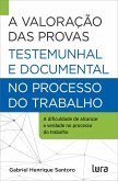 A Valoração das Provas Testemunhal e Documental no Processo do Trabalho (eBook, ePUB) A Valoração das Provas Testemunhal e Documental no Processo do Trabalho (eBook, ePUB)
