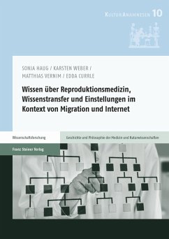 Wissen über Reproduktionsmedizin, Wissenstransfer und Einstellungen im Kontext von Migration und Internet (eBook, PDF) - Currle, Edda; Haug, Sonja; Vernim, Matthias; Weber, Karsten