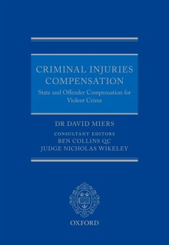 Criminal Injuries Compensation (eBook, ePUB) - Miers, David