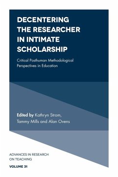 Cover Decentering the Researcher in Intimate Scholarship (eBook, ePUB)