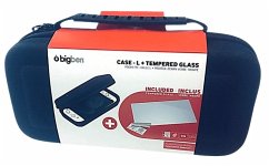 CASE-L+TEMPERED GLASS, Tasche/Etui mit Zubehör, Switch Pack II (Nintendo Switch)