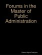 Forums in the Master of Public... - Bild 1