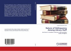 Nature of Delinquency Among Library Staff