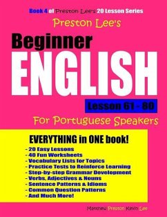 Preston Lee's Beginner English Lesson 61 - 80 For Portuguese Speakers - Preston, Matthew; Lee, Kevin