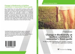 Change in Biodiversity at Quillow catchment: A newcomer's thesis guide - Karmakar, Chandrabali;Glemnitz, Michael