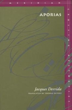 Aporias - Derrida, Jacques