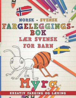 Fargeleggingsbok Norsk - Svensk I L - Nerdmediano