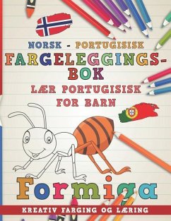 Fargeleggingsbok Norsk - Portugisisk I L - Nerdmediano